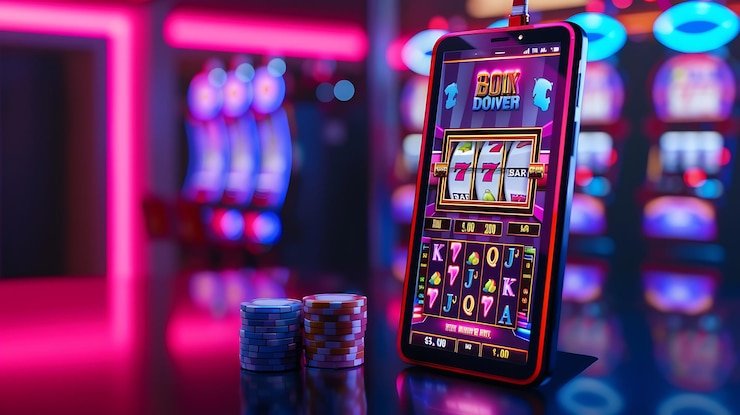 Tampilan layar Virtual Sports di aplikasi mobile guru slot menampilkan permainan balap kuda dengan grafis HD real-time